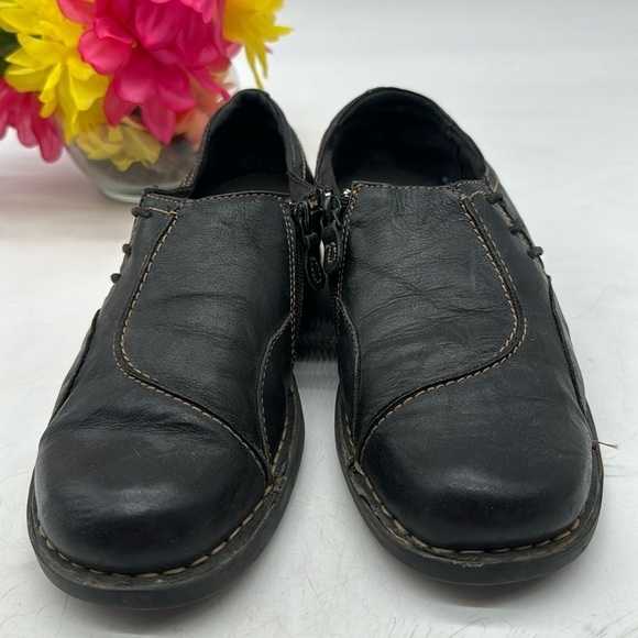 Clarks Brown Leather Slip On Loafer Size 8 BLO5527 - Picture 2 of 7